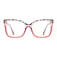 Cat-eye Tortoiseshell/Red Eyeglasses