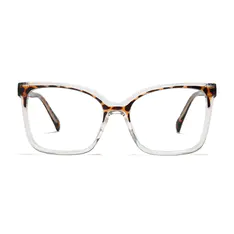 Cat-eye Tortoiseshell/Clear Eyeglasses