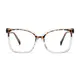 Cat-eye Tortoiseshell/Clear Eyeglasses
