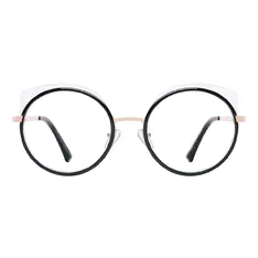 Round Black Eyeglasses