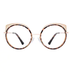 Round Tortoiseshell Eyeglasses