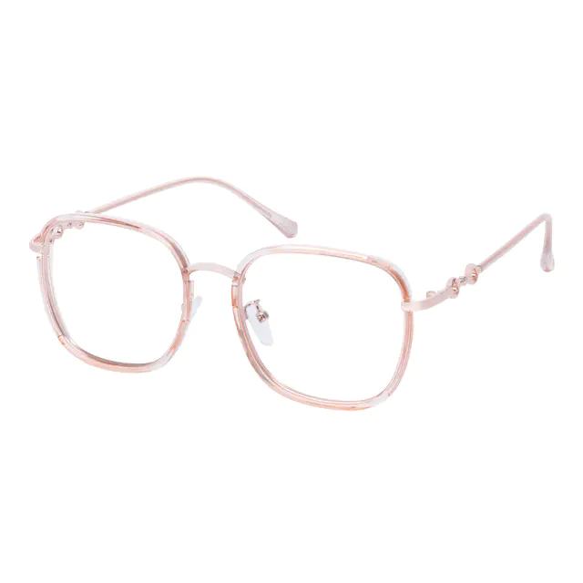 Square Rose Gold Eyeglasses