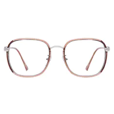 Square Brown Eyeglasses