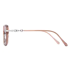 Square Brown Eyeglasses