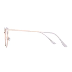 Cat-eye Gold/Purple Eyeglasses