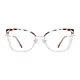 Cat-eye Tortoiseshell/Clear Eyeglasses
