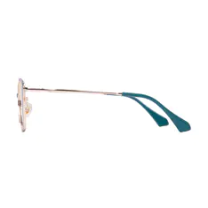 Cat-eye Green/Gold Eyeglasses