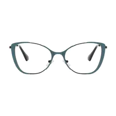 Cat-eye Green/Silver Eyeglasses