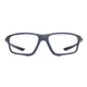 Rectangle Gray Sport Eyeglasses