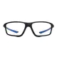 Rectangle Black/Blue Sport Eyeglasses