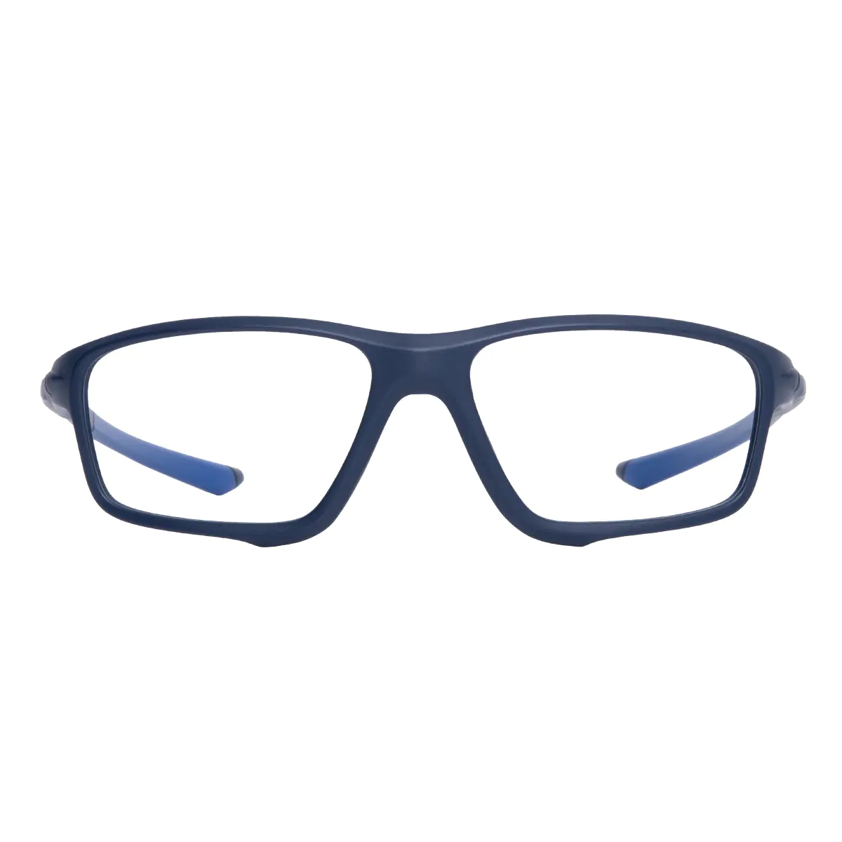 Rectangle Blue Sport Eyeglasses