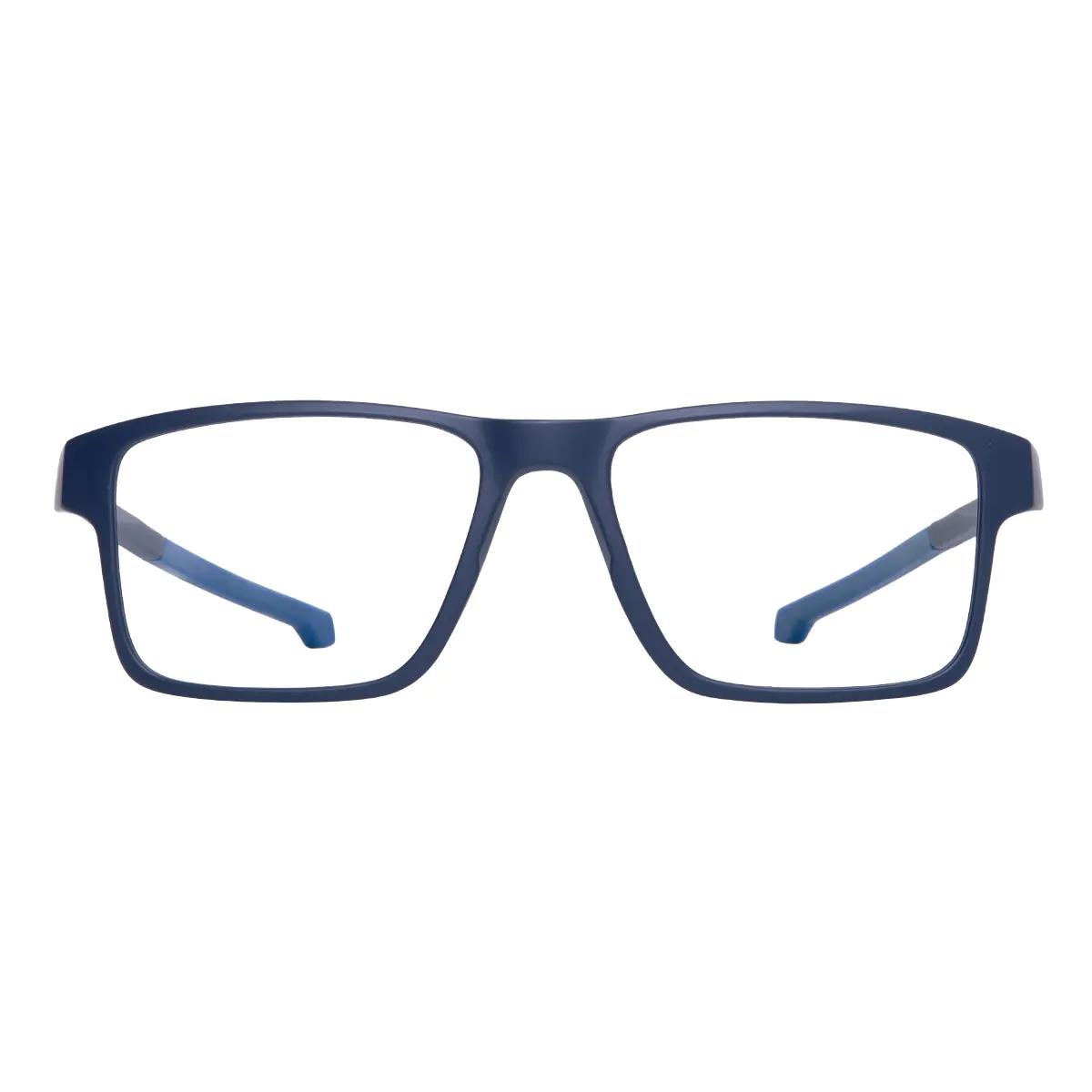 Rectangle Blue Sport Eyeglasses