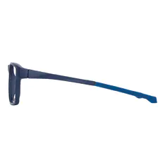 Rectangle Blue Sport Eyeglasses