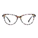 Cat-eye Tortoiseshell/Clear Eyeglasses