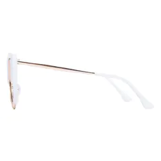 Square White Eyeglasses