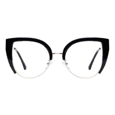 Square Black Eyeglasses