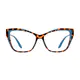 Cat-eye Tortoiseshell/Blue Eyeglasses