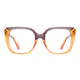 Cat-eye Gray/Orange Eyeglasses