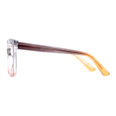 Cat-eye Gray/Orange Eyeglasses