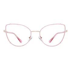 Cat-eye Pink Eyeglasses