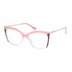 Cat-eye Pink/Tortoiseshell Eyeglasses
