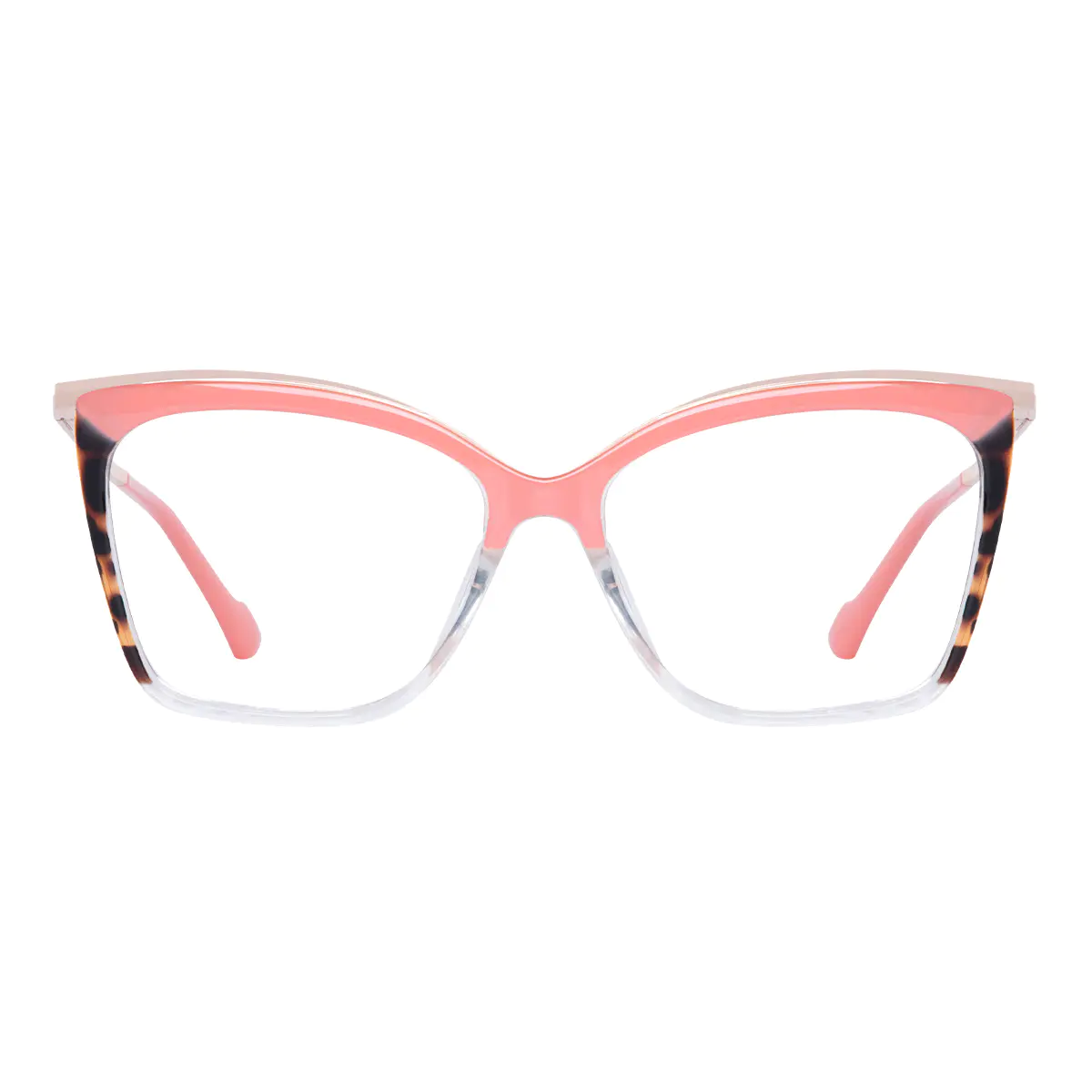 Cat-eye Pink/Tortoiseshell Eyeglasses