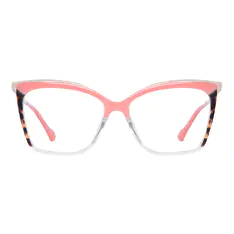 Cat-eye Pink/Tortoiseshell Eyeglasses