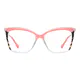 Cat-eye Pink/Tortoiseshell Eyeglasses