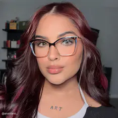 Cat-eye Tortoiseshell/Blue Eyeglasses