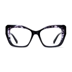 Square Dark Tortoiseshell Eyeglasses