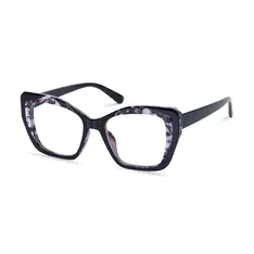 Square Dark Tortoiseshell Eyeglasses
