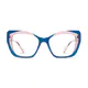Square Pink/Blue Eyeglasses