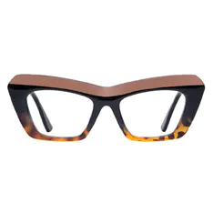 Cat-eye Brown/Tortoiseshell Eyeglasses