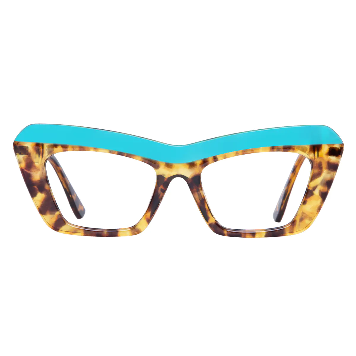 Cat-eye Blue/Tortoiseshell Eyeglasses