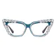 Cat-eye Green/Gold Eyeglasses