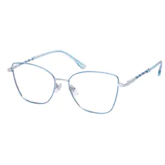 Square Light Blue Eyeglasses