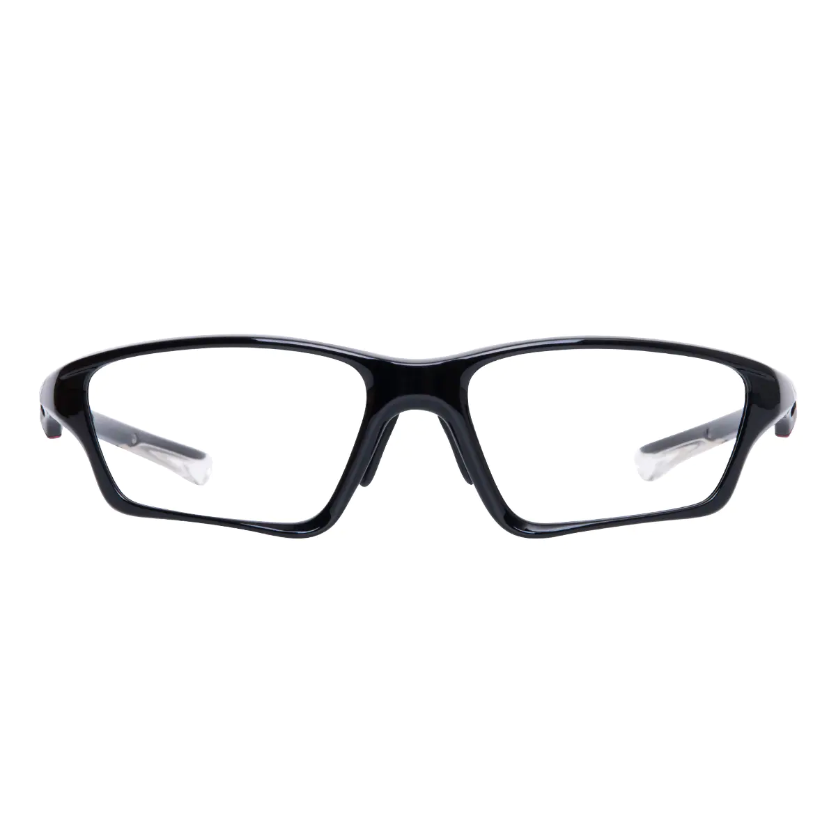 Rectangle Black Sport Eyeglasses