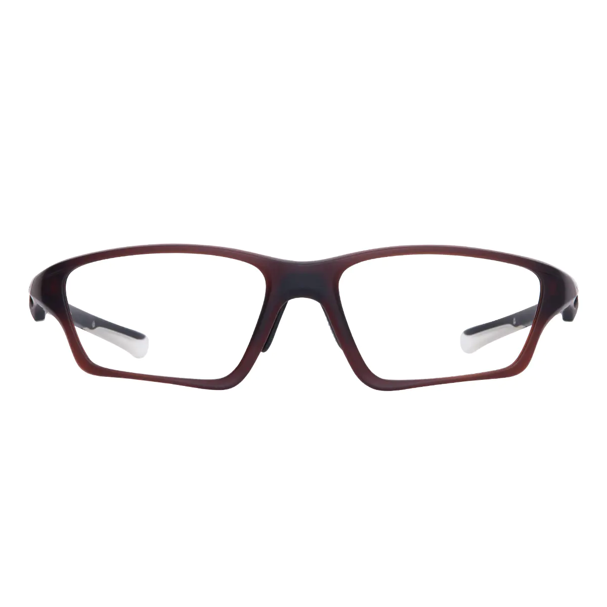 Rectangle Brown Eyeglasses