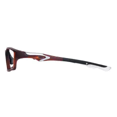 Rectangle Brown Eyeglasses