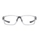 Rectangle Gray/Orange Sport Eyeglasses