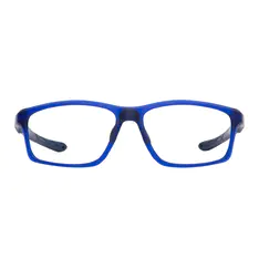 Rectangle Blue Sport Eyeglasses