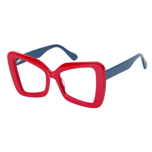 Cat-eye Red Eyeglasses