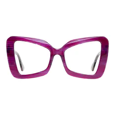 Cat-eye Purple Eyeglasses