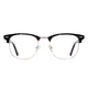 Browline Tortoiseshell Gold Eyeglasses