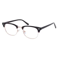 Browline Brown/Gold Eyeglasses