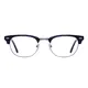 Browline Blue/Silver Eyeglasses