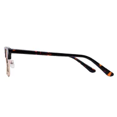 Browline Tortoiseshell Gold Eyeglasses