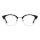 Browline Blue/Silver Eyeglasses