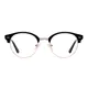 Browline Black Eyeglasses