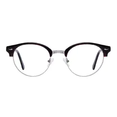 Browline Black/Red Eyeglasses